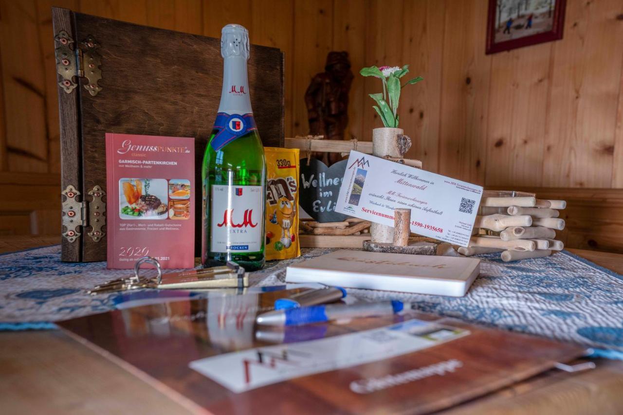 Ferienwohnung Woernerblick Mittenwald Bagian luar foto